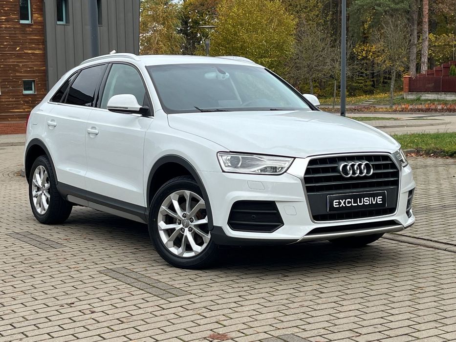 Audi Q3 Exclusive 2.0TDI ULTRA PO LIFTINGU Xenon Ledy Piękna Biała Perła Navi!