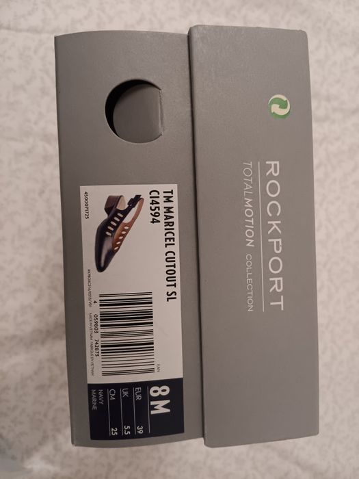 Sapato azul escuro Rockport 39