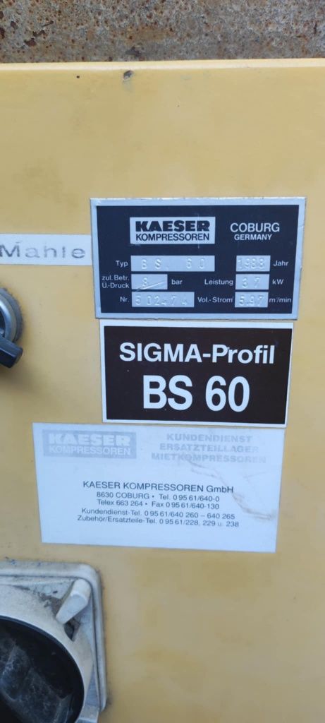 Kompresor  KAESER Sigma profil bs 60