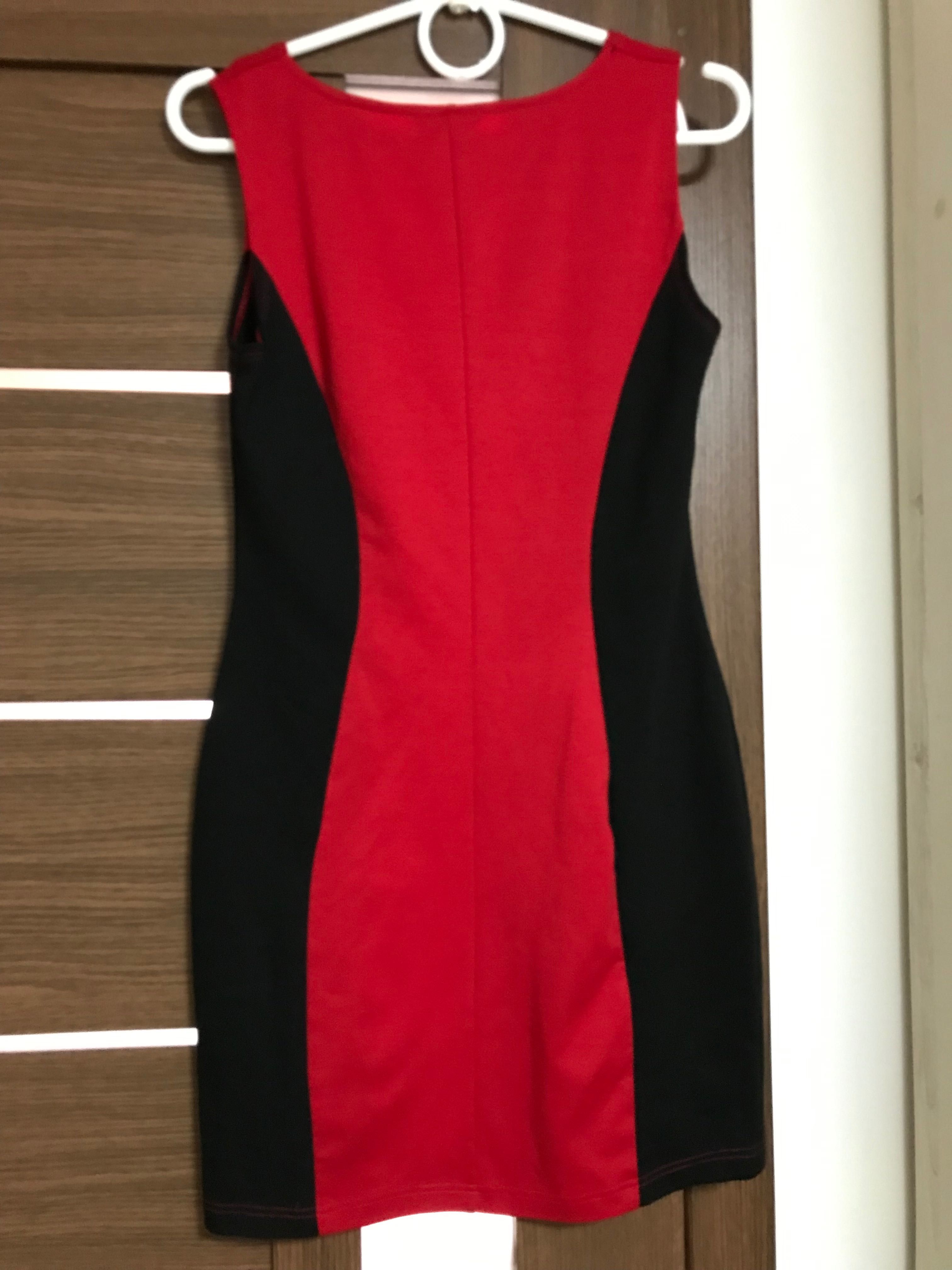 Червоно-чорна жіноча сукня F&F