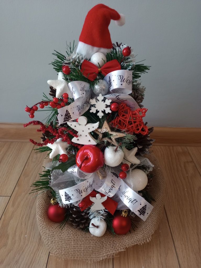 Choinka STROIK stożek W WORKU PREZENT mikolaj ŚWIĘTA