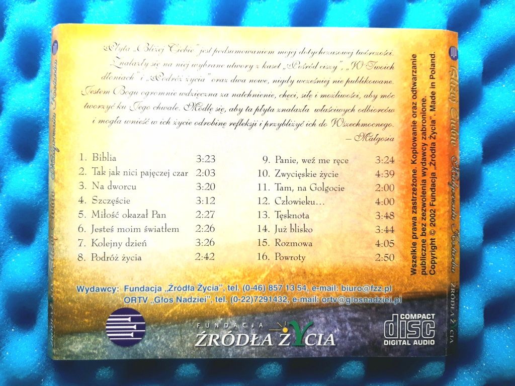Małgorzata Kotarba - Bliżej Ciebie (CD, 2002)