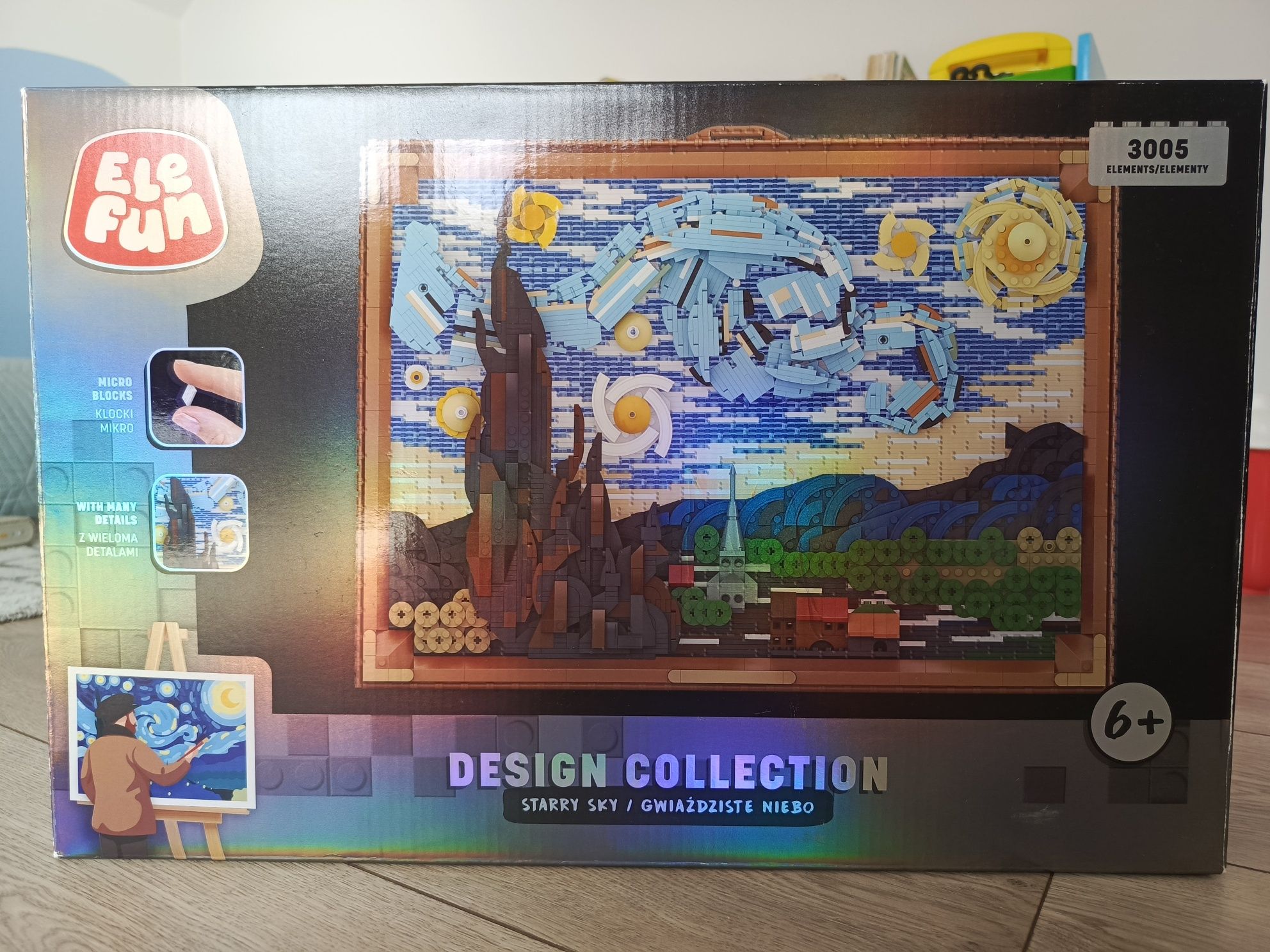 ELEFUN - klocki Van Gogh 'Gwieździste Niebo' obraz 3005 el.
