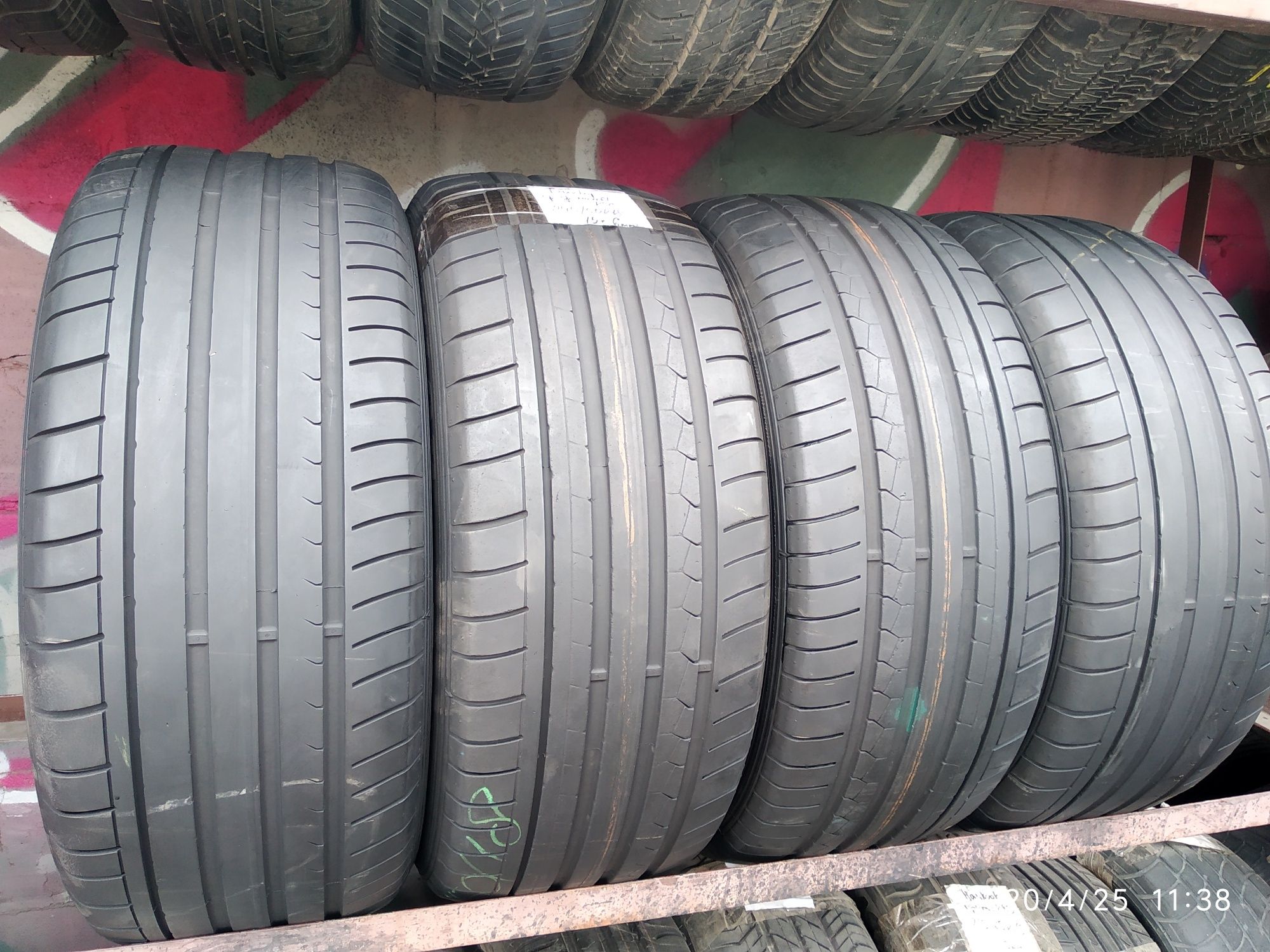 245/50r18 Dunlop Pirelli Michelin Bridgestone лето б/у шины с Германии