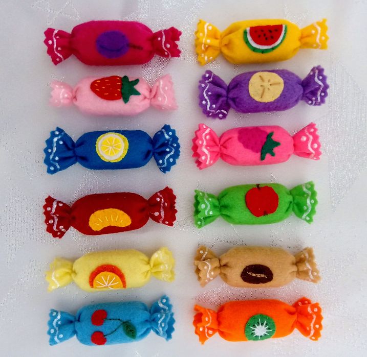 Zestaw słodyczy z filcu