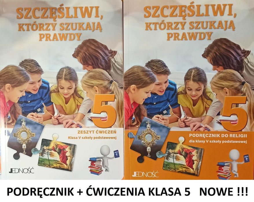 NOWE^ Szczęśliwi którzy szukają prawdy klasa 5 Podręcznik + Ćwiczenia