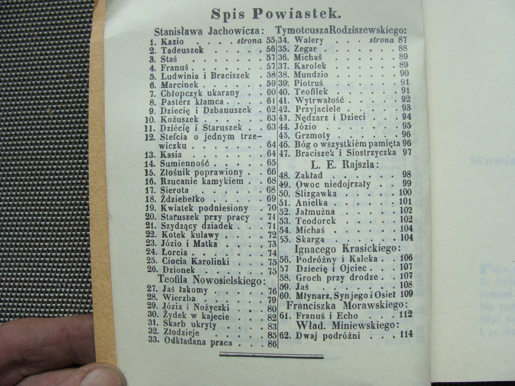 Bajki i powiastki dla dzieci... Reprint z 1850 roku (P)