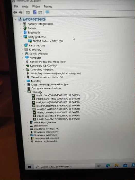 3564/23 Laptop Gamingowy Lenovo Legion Y7000 SSD 512GB/8GB