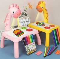Детский стол проектор для рисования Жираф
