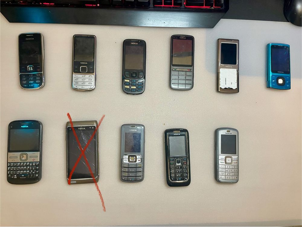 Продам старые телефоны Nokia — на запчасти или восстановление