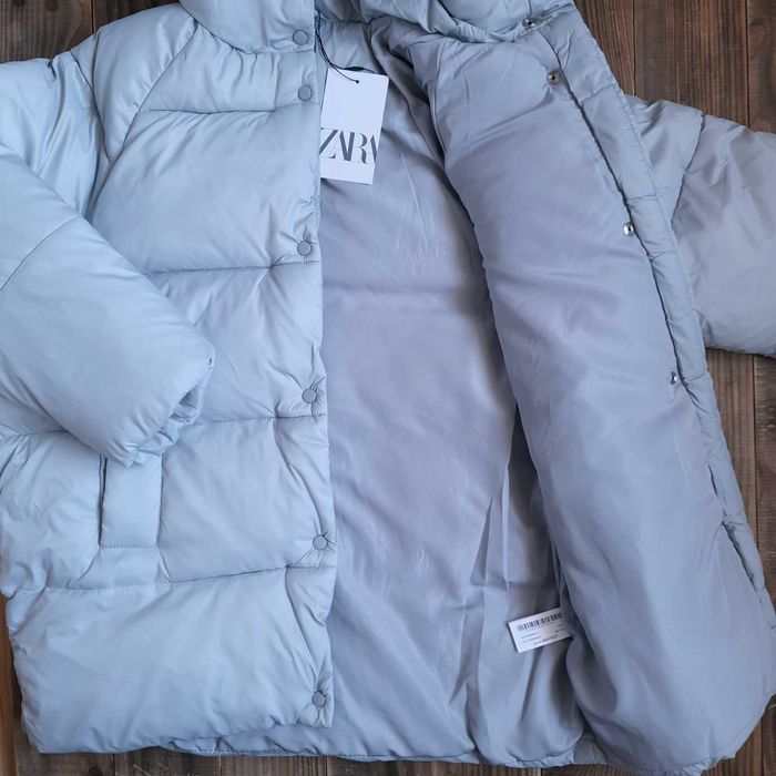 Нова куртка Zara на 6-7 і 13-14 років. 120 164 пуховик сіра зара