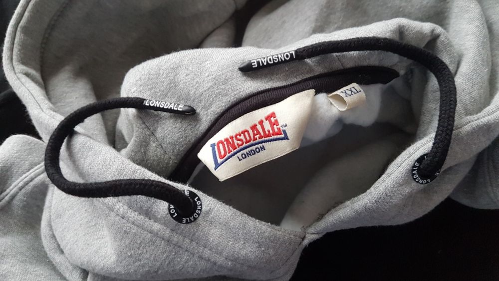 Lonsdale Penbryn Bluza z kapturem   damska kangurka Sleeve ciepła XXL
