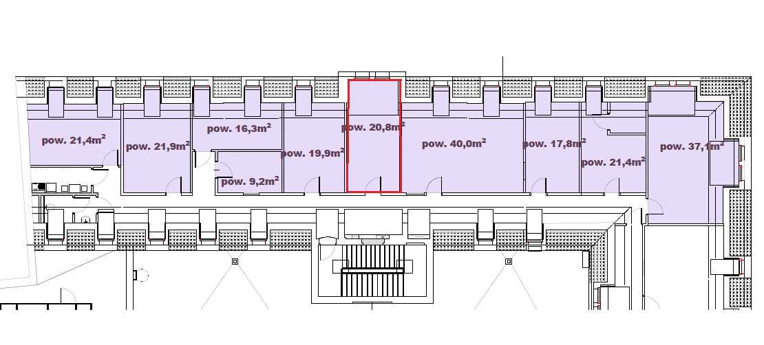 Lokal biurowy w centrum Gliwic 20m DL Invest