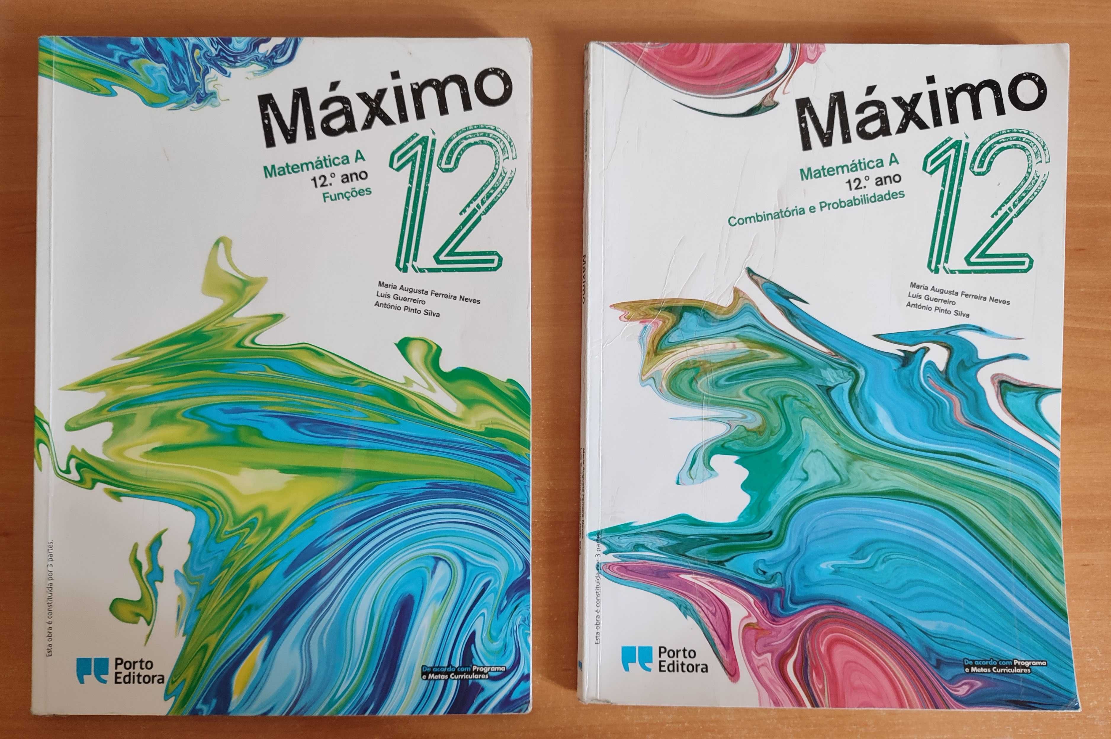 Maximo 12 matematica A manuais livros