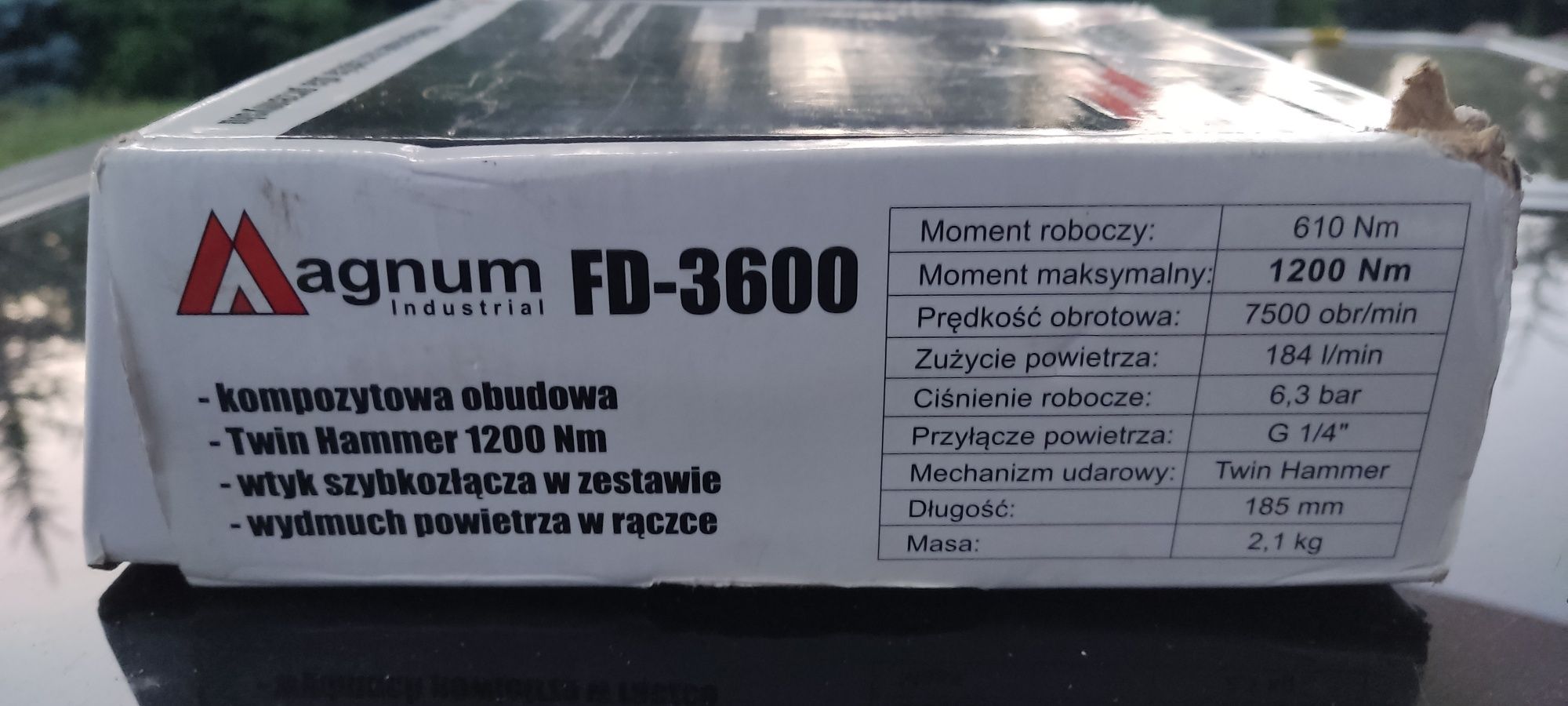 Klucz udarowy pneumatyczny MAGNUM FD-3600