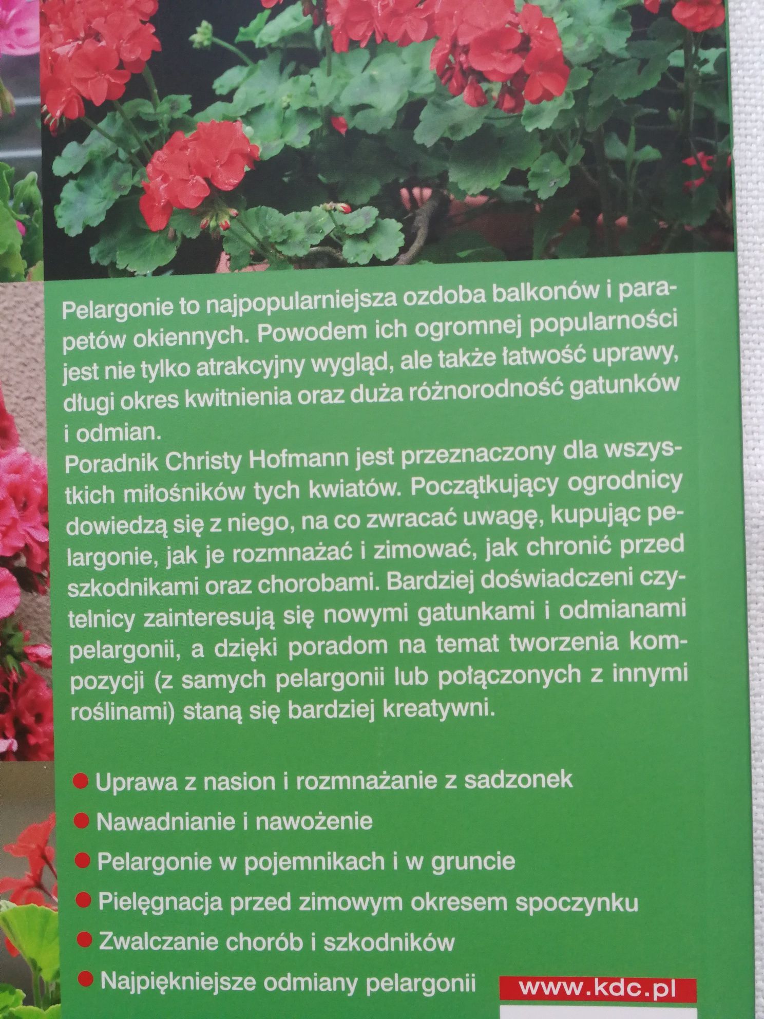 Książka "Pelargonie" - Christa Chofmann
