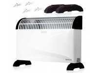 Ogrzewaj z Elegancją-Grzejnik elektryczny 2000 W biały,czarny 52x34 mm