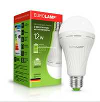 EUROLAMP LED Лампа з акумулятором А70 12W E27 4500K