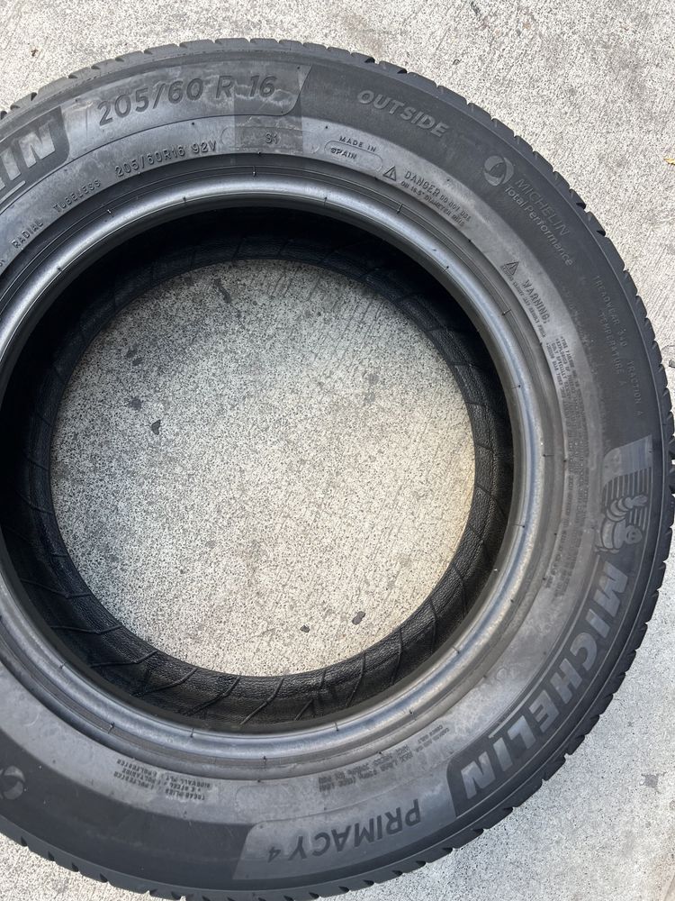 Шины летние 205/60/R16 Michelin Primacy4
