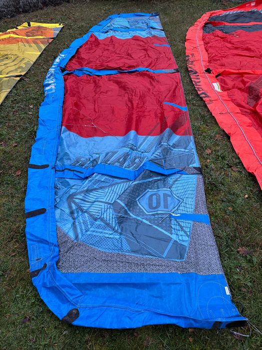 Zestaw set 3 pancernych kite 'ów Cabrinha Radar 7,10,14m+BAR  stan bdb