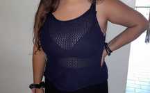 Top azul da Lefties