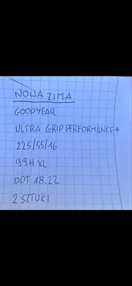 2X NOWE Goodyear UltraGrip Performance + 225/55 R16
