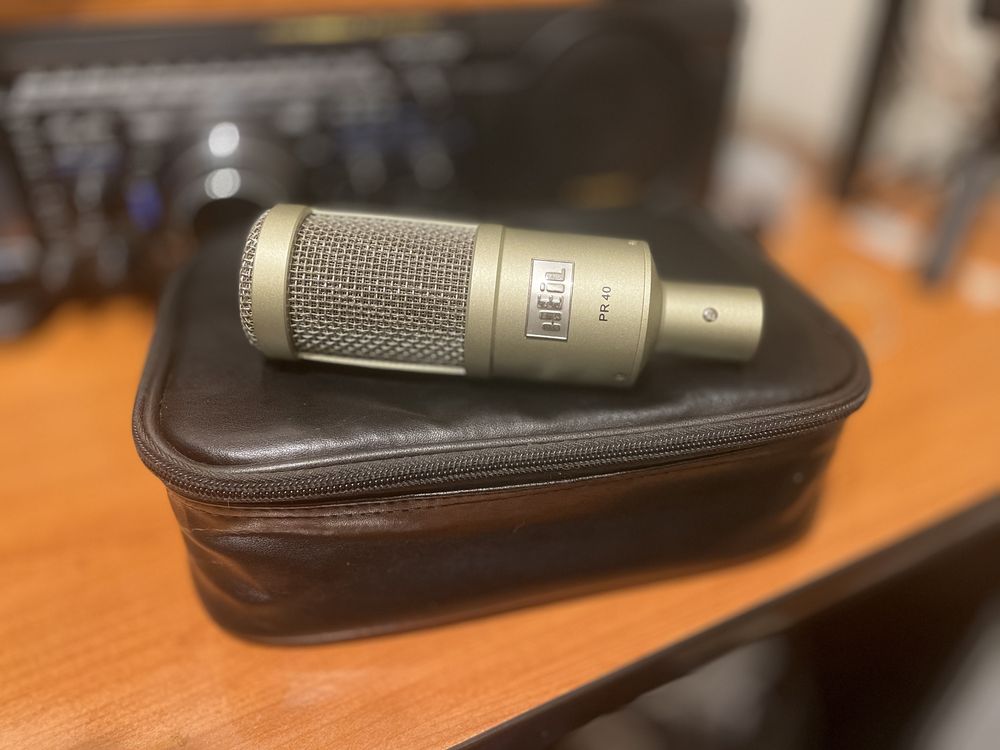 Microfone Heil PR40 podcast/broadcast/livestreaming
