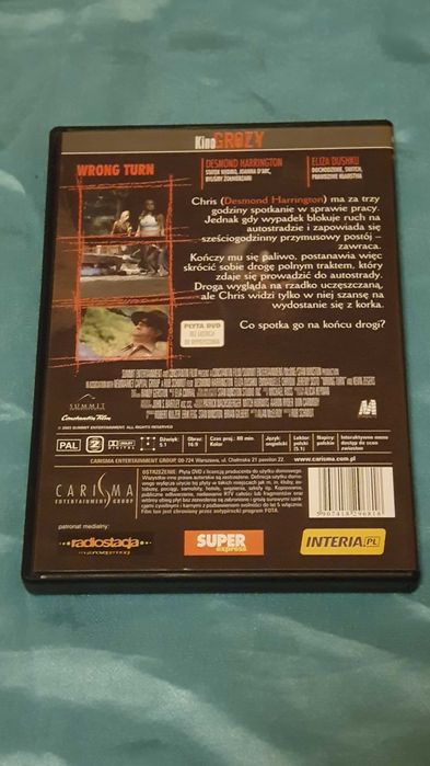 Droga Bez Powrotu  DVD