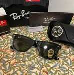 Ray-Ban Wayfarer Sunglasses Black/Green
