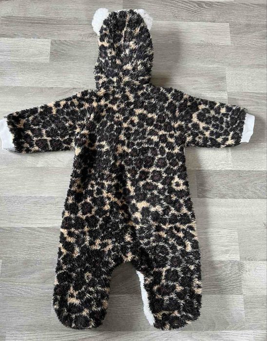 Kombinezon dziecięcy w panterkę 0-4 miesiące