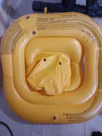 Fotelik do pływania Intex 79 x 79 cm żółty