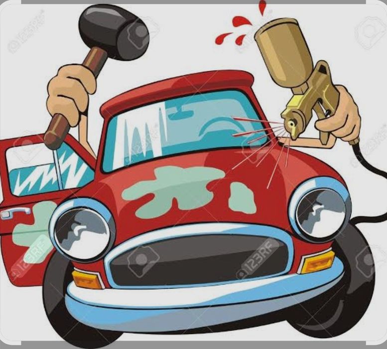 Рихтовка, Покраска автомобиля