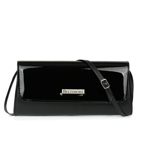 Czarna Damska Torebka Kopertówka wieczorowa Beltimore wyjściowa modna