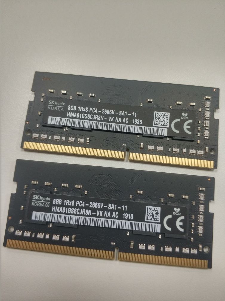 Оперативна пам'ять 8gb DDR4-2666 Hynix/Micron