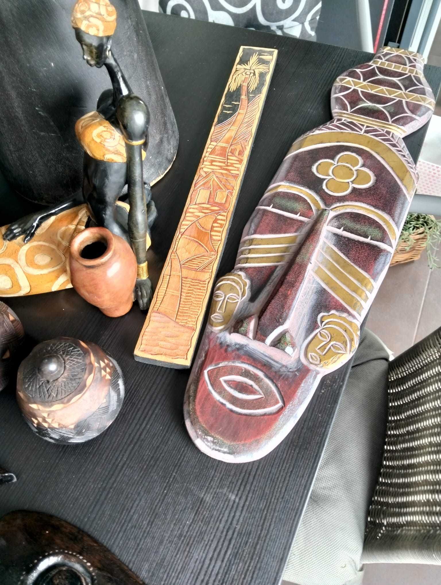 Peças decorativas africanas