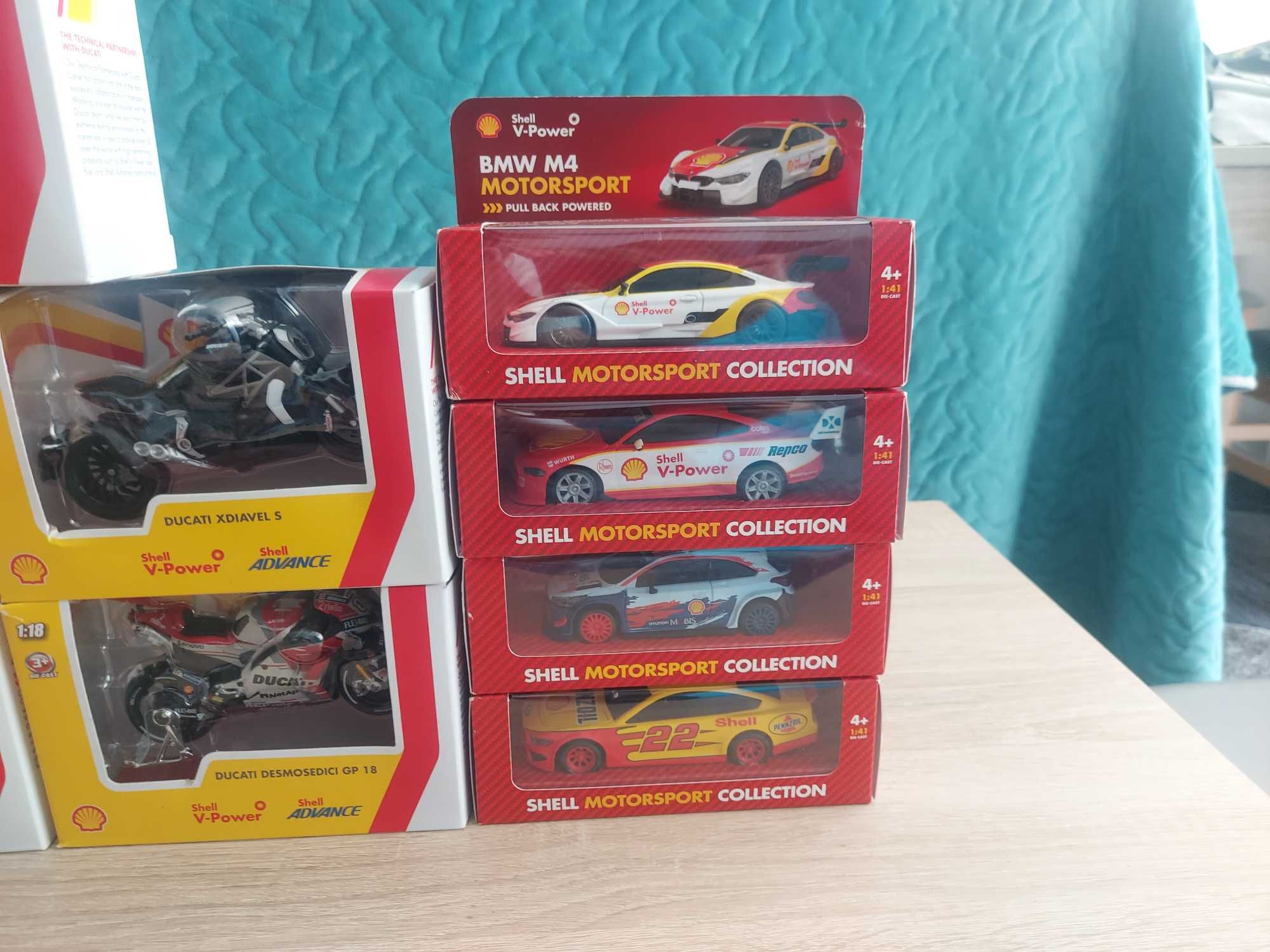 Samochody i motory z Shell modele