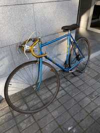 Bicicleta Zini de estrada antiga azul bike