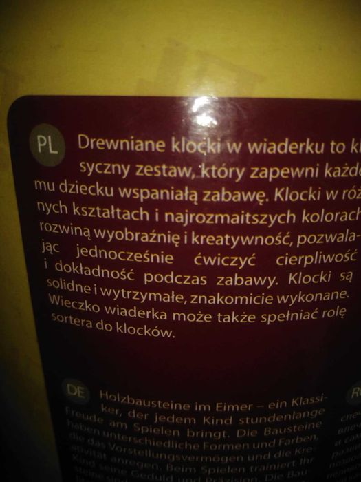 Klocki drewniane sorter