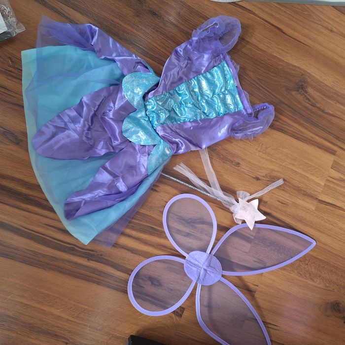 Strój wróżki motylek wróżka bal przebierańców dzień bajki r 116 NOWY