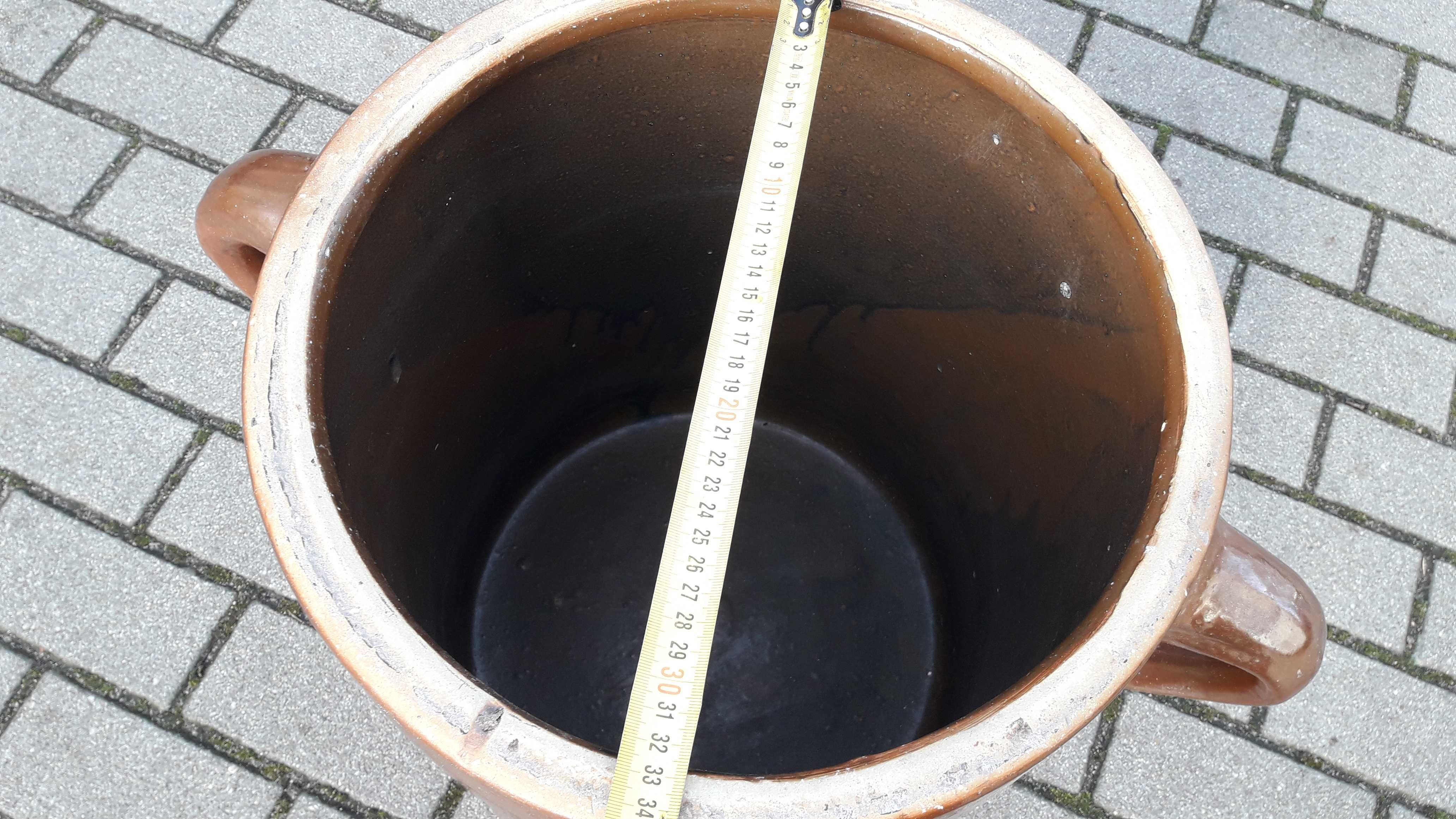 Kamionka garnek do kiszenia kapusty Bolesławiec 30L