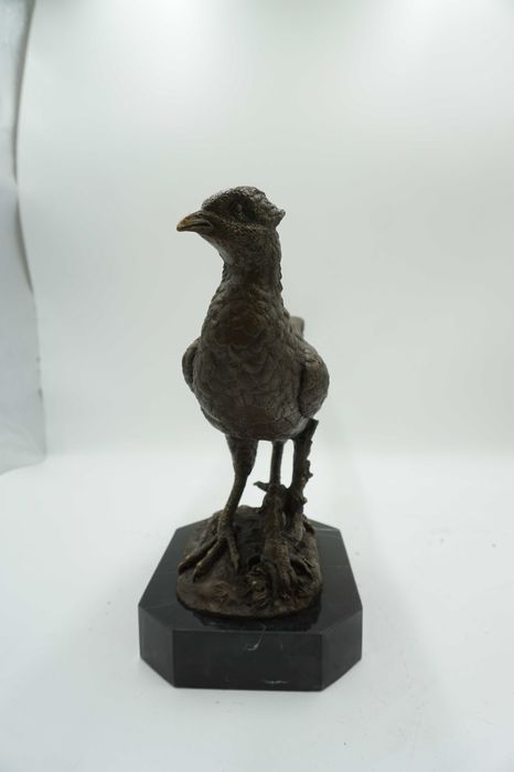 FIGURA z brązu duży bażant-prezent dla myśliwego