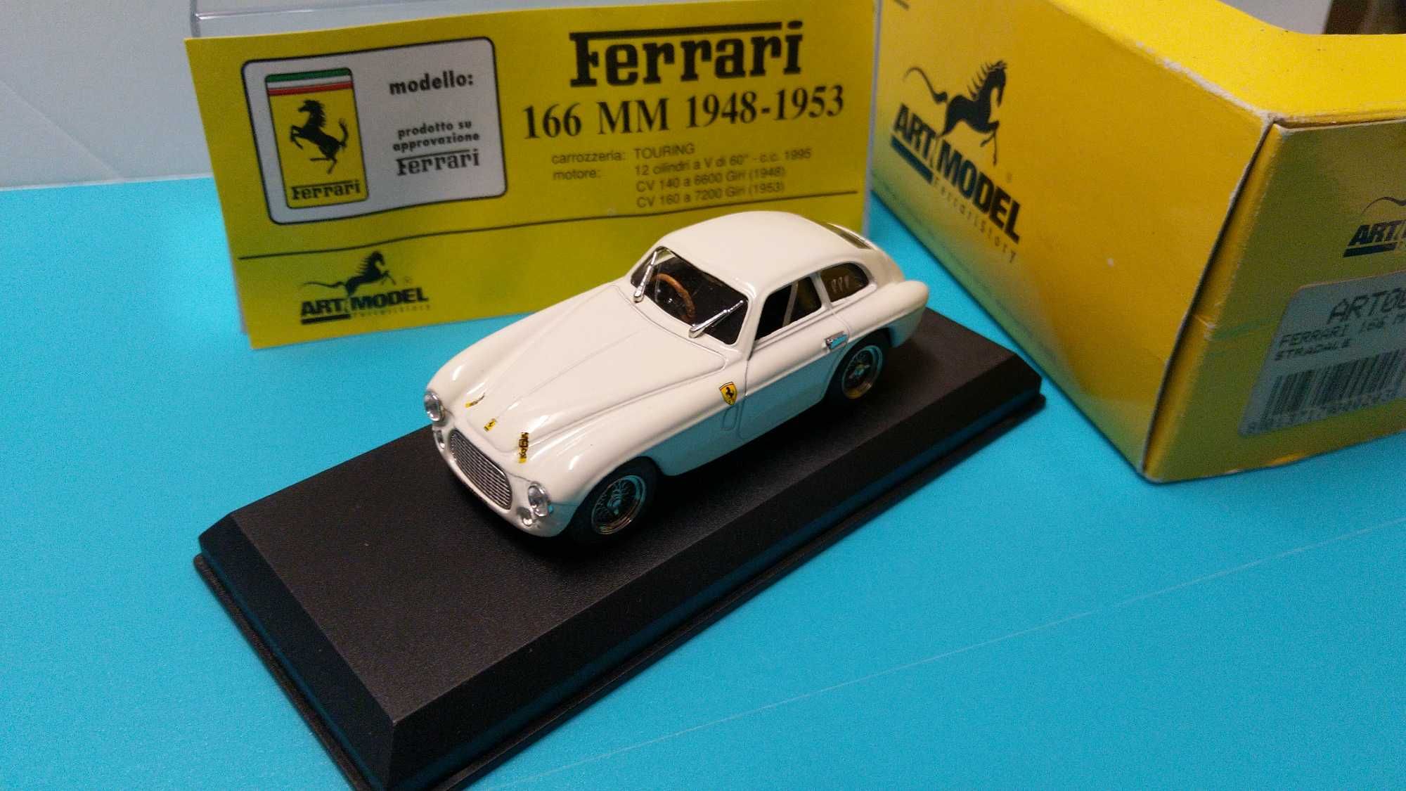 Ferrari 166 MM Stradale (1948-53) - Miniatura ArtModel 1/43