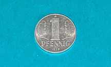 1 Pfennig 1975r Moneta Starocia