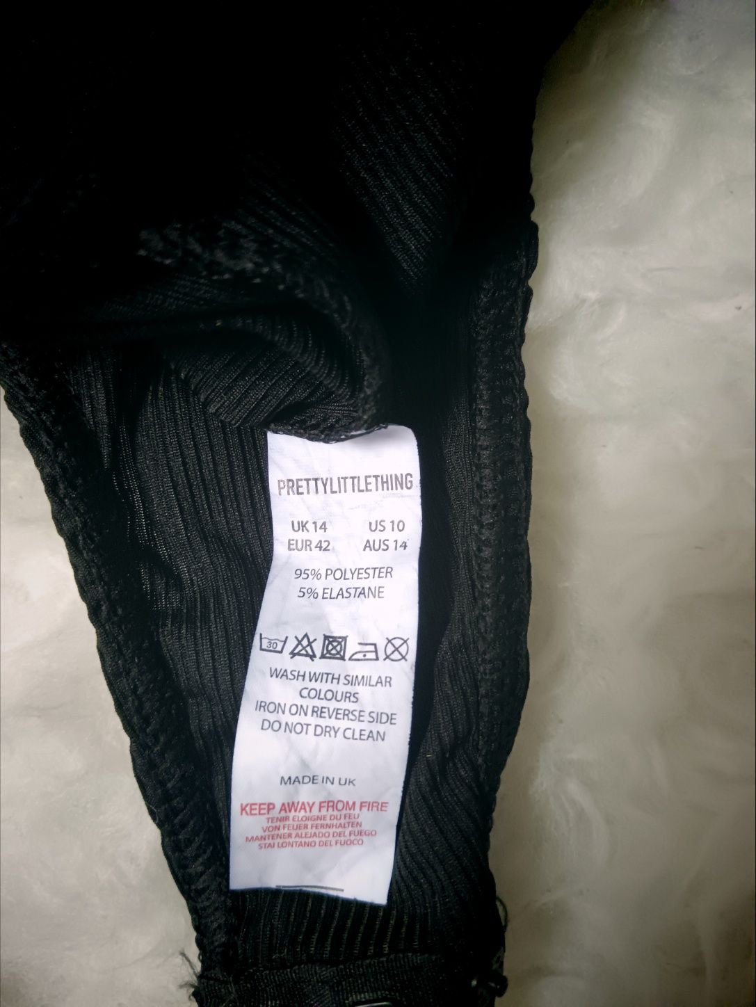 Боди комбидресс PLT prettylittlething боді