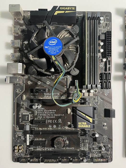 Материнська плата gigabyte ga z270p d3