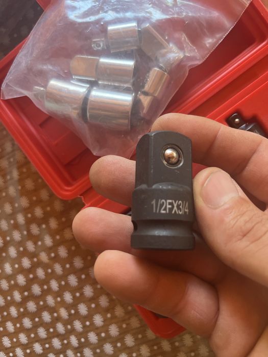 Адаптер перехідник ударний з зовнішнього квадрату 1/2 на 3/4