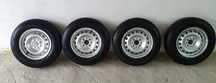 Koła 4x98 r13 Fiat Panda/Cinquecento / opony Barum 155/80 r13 zimowe
