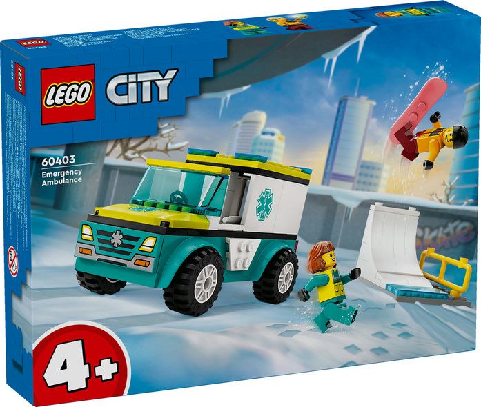 LEGO City 60403 Karetka i snowboardzista