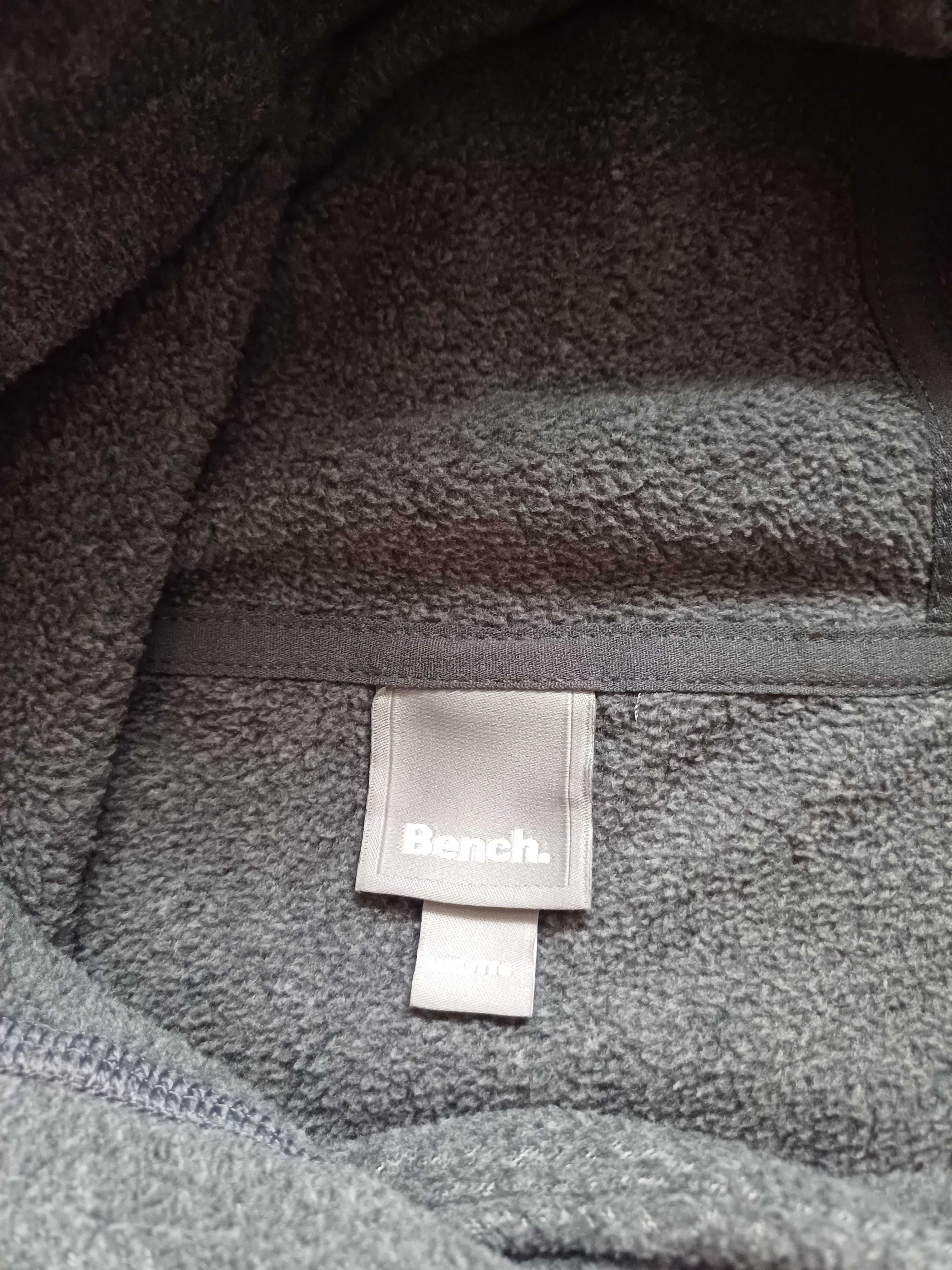 Popielata bluza z kapturem Bench