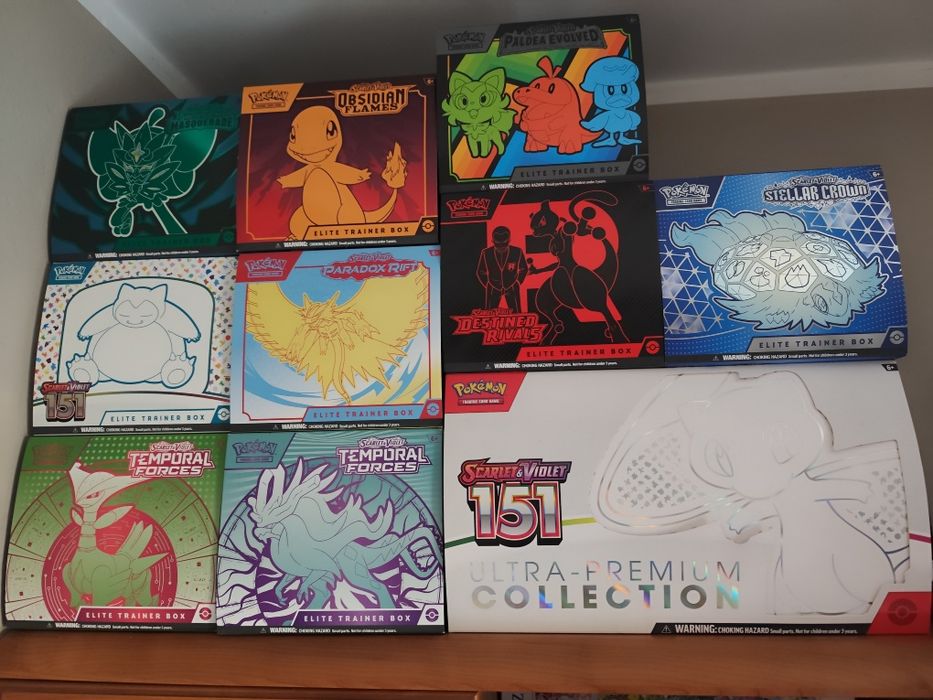 Puste ETB i UPC Pokemon 151 Scarlet